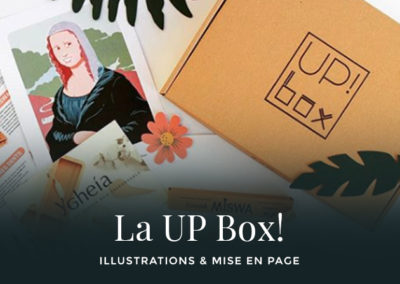 La UP BOX, flyers illustrés
