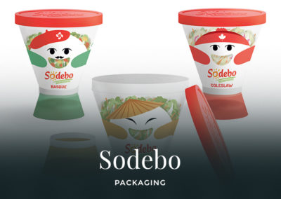 Sodebo, packaging