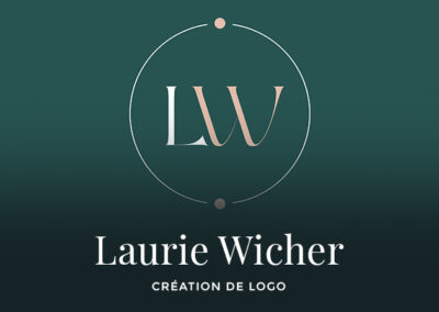 Laurie Wicher, création de logo